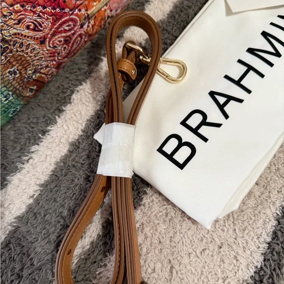 NWT BRAHMIN LARGE DUXBURY MULTI BANDANA 
“ONLY OPENED TO TAKE PHOTOS” - Picture 7 of 15